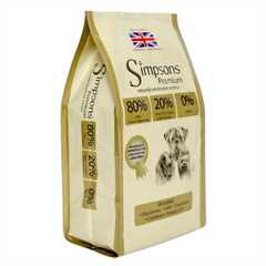 Simpsons Premium 80/20 Adult Dry Dog Food - Fish